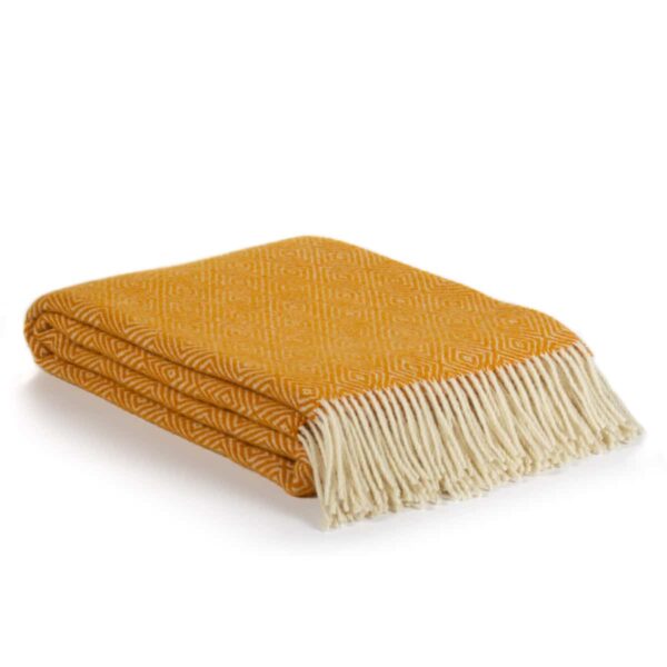 Gele plaid van 100% wol | MoST