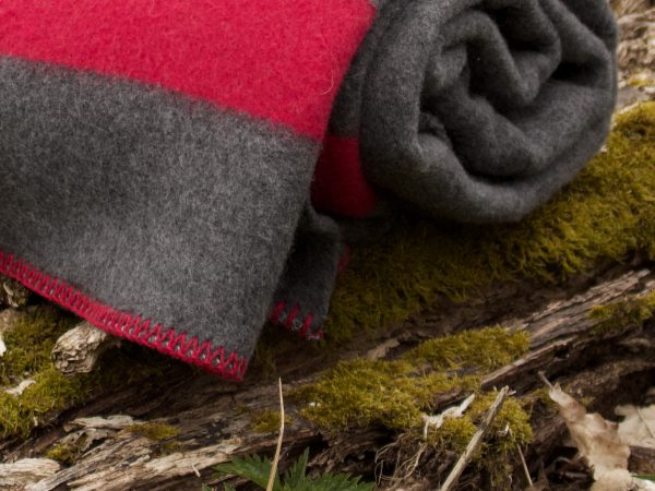 Merino deken Swiss de Luxe - grijs - Afbeelding 3