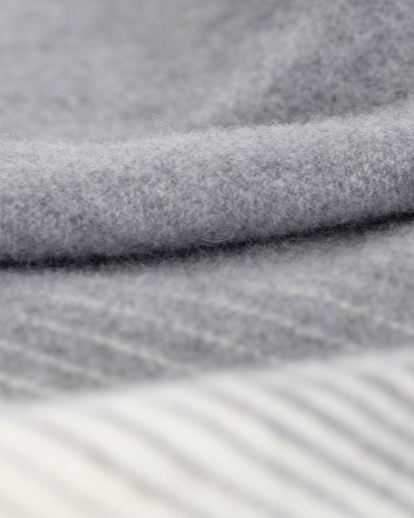 Merino-kasjmier deken IVORY MIST - Afbeelding 2