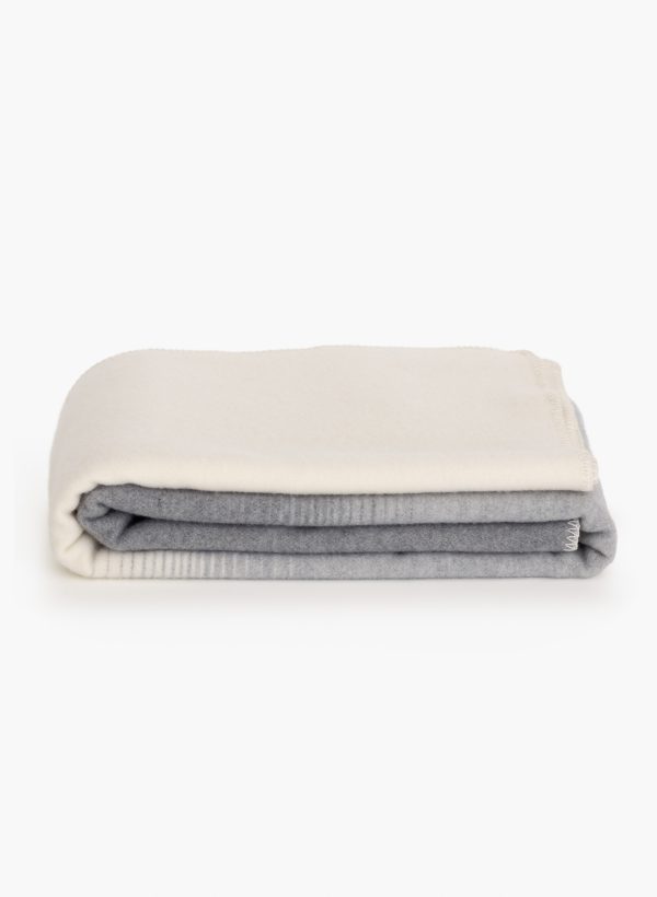 Merino-kasjmier deken SILVER CLOUD