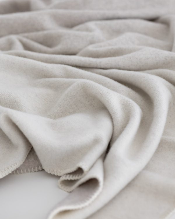 Merino-kasjmier deken IVORY DUNE - Afbeelding 4