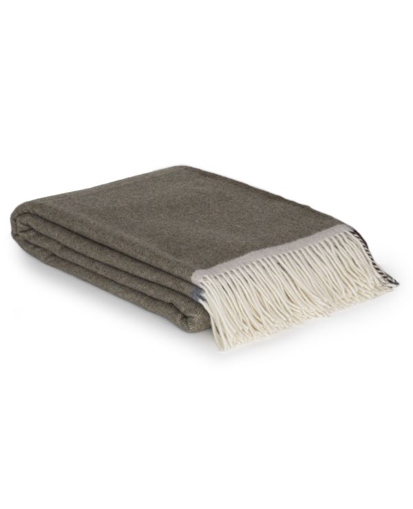 Merino-Kasjmier plaid MILANO verde orlo
