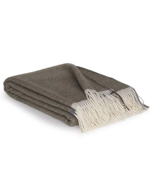 Merino-Kasjmier plaid MILANO verde orlo - Afbeelding 6
