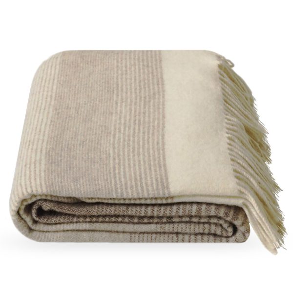 Plaid van Mongoolse wol GOBI - Afbeelding 2