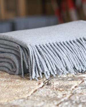 Kasjmier plaid WARMWISPER grijs