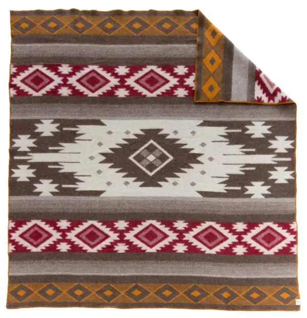 Merino deken Tribe-rood | MoST